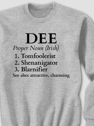Irish Definition : Printed Sweatshirts