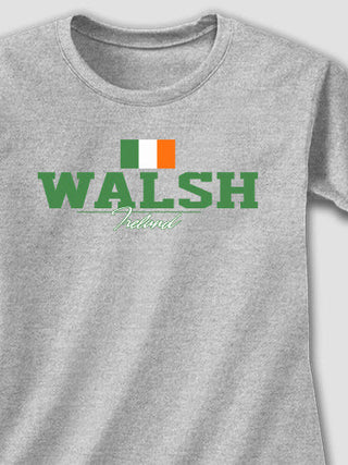 Irish Flag : Adult Ladies Fitted T-Shirt