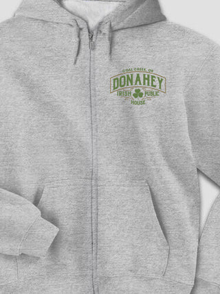 Irish Public House : Embroidered Zip Hoodies