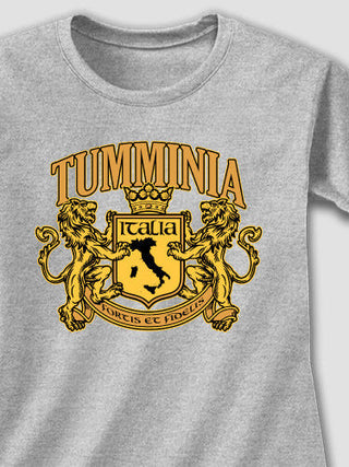 Italian Crest : Adult Ladies Fitted T-Shirt