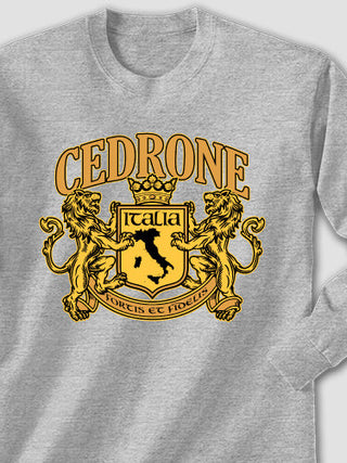 Italian Crest : Printed Long Sleeves