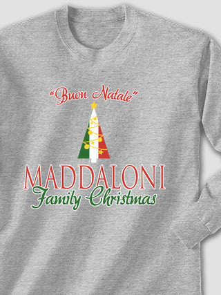 Italian Family Christmas : Printed Long Sleeves