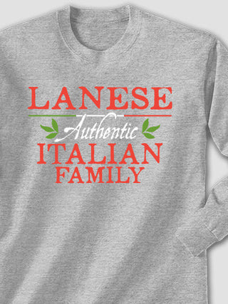 Italian Family : Printed Long Sleeves