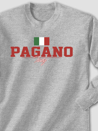 Italian Flag : Printed Long Sleeves