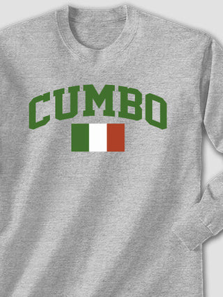Italian Flag Varsity : Printed Long Sleeves