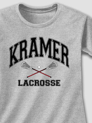 Lacrosse : Adult Ladies Fitted T-Shirt
