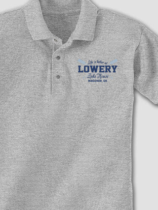 Lake House : Embroidered Polo Shirts