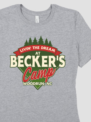 Livin' The Dream Camp : Premium Ladies T-Shirts