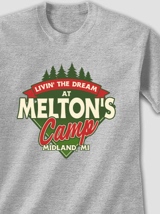 Livin' The Dream Camp : Printed T-Shirts
