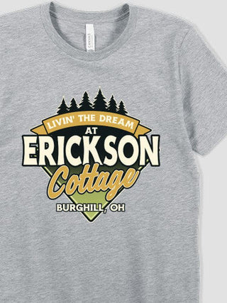 Livin' The Dream Cottage : Premium Printed T-Shirts
