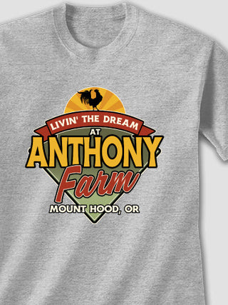 Livin' The Dream Farm : Printed T-Shirts