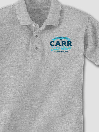 Livin' The Dream Lake House : Embroidered Polo Shirts