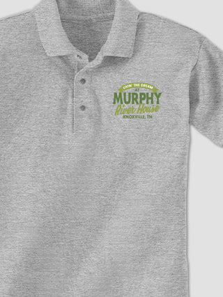 Livin' The Dream River House : Embroidered Polo Shirts