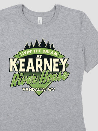 Livin' The Dream River House : Premium Ladies T-Shirts