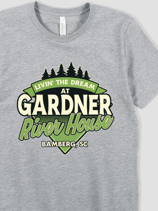 Livin' The Dream River House : Printed T-Shirts