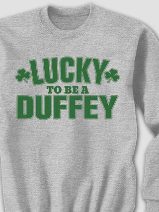 Lucky To Be : Printed Sweatshirts