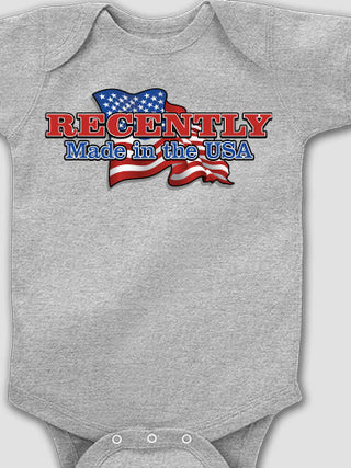 Made in the USA : Printed Baby Bodysuits