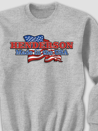 Made in the USA : Printed Sweatshirts