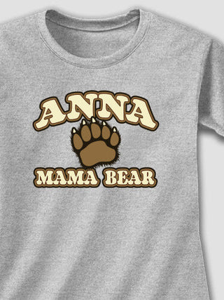 Mama Bear : Adult Ladies Fitted T-Shirt