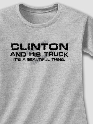Man and His Truck : Printed T-Shirts