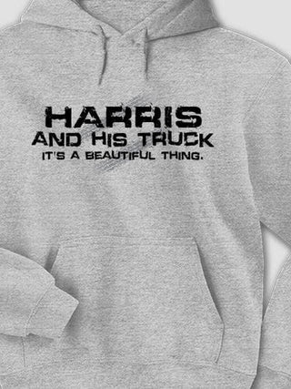 Man and His Truck : Printed Hoodies