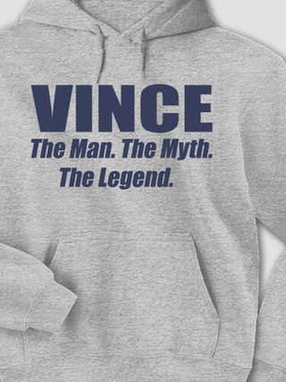 Man Myth Legend : Printed Hoodies