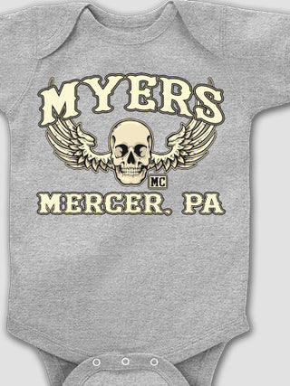 Motorcycle Club : Printed Baby Bodysuits