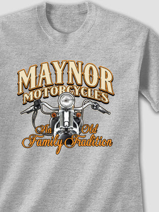 Motorcycle Family Tradition : Printed T-Shirts