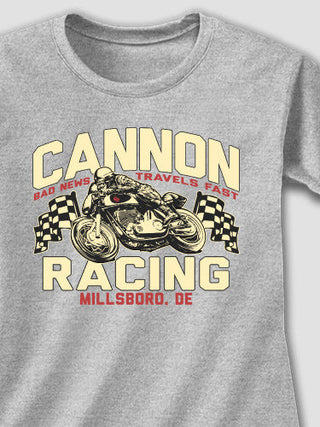 Motorcycle Racing : Adult Ladies Fitted T-Shirt