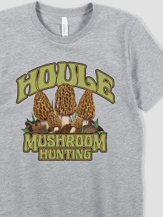 Mushroom Hunting : Premium Printed T-Shirts