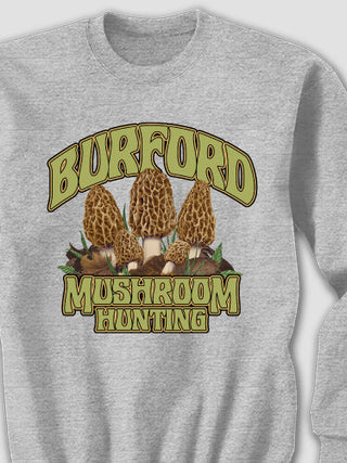 Mushroom Hunting : Printed Sweatshirts