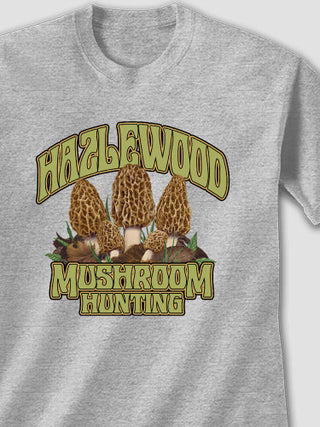 Mushroom Hunting : Printed T-Shirts