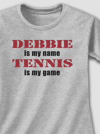 Name Game : Adult Ladies Fitted T-Shirt