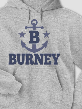 Nautical Monogram : Printed Hoodies