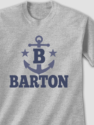 Nautical Monogram : Printed T-Shirts
