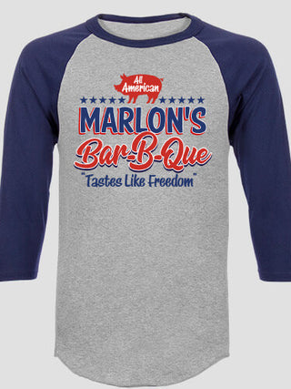 All American BBQ : Printed Raglan Shirts