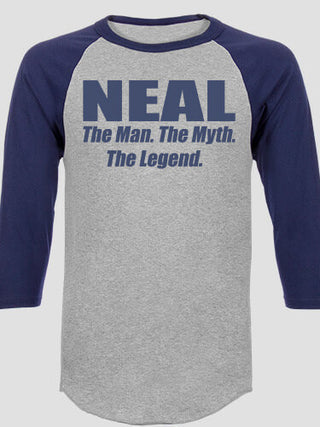 Man Myth Legend : Printed Raglan Shirts