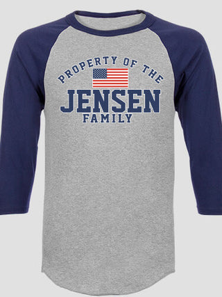 Property of Flag : Printed Raglan Shirts