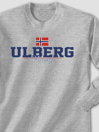 Norwegian Flag : Printed Long Sleeves