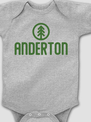 Pine Tree : Printed Baby Bodysuits