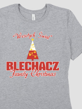 Polish Family Christmas : Premium Ladies T-Shirts