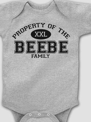 Property of Family : Printed Baby Bodysuits