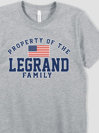 Property of Flag : Premium Printed T-Shirts