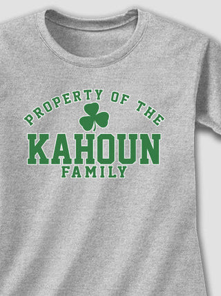 Property of Irish : Adult Ladies Fitted T-Shirt
