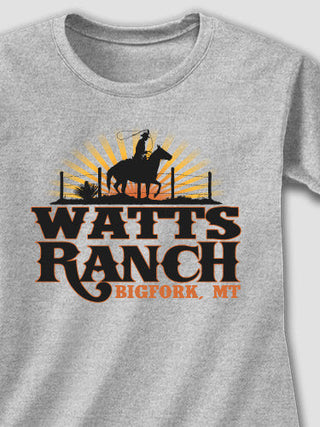 Ranch : Adult Ladies Fitted T-Shirt