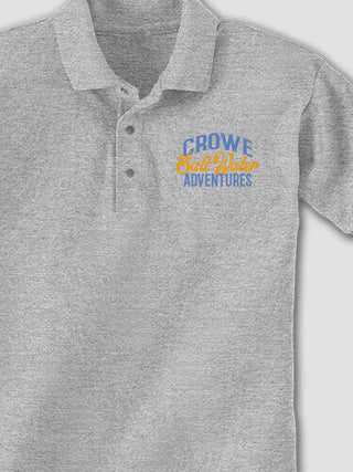 Salt Water Adventures : Embroidered Polo Shirts