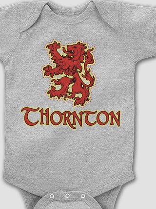 Scottish Lion : Printed Baby Bodysuits