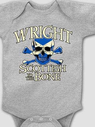 Scottish to the Bone : Printed Baby Bodysuits