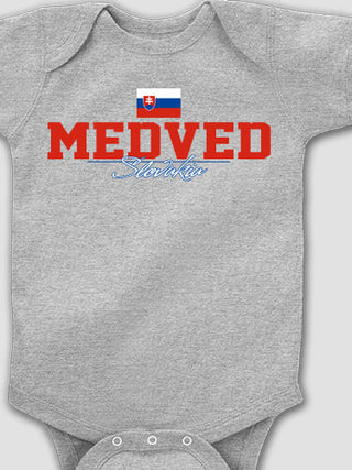 Slovakian Flag : Printed Baby Bodysuits