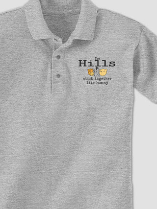 Stick Together : Embroidered Polo Shirts